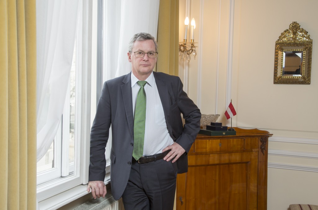 Austrijski Ambasador dr Johannes EIGNER. foto Bosko Karanovic