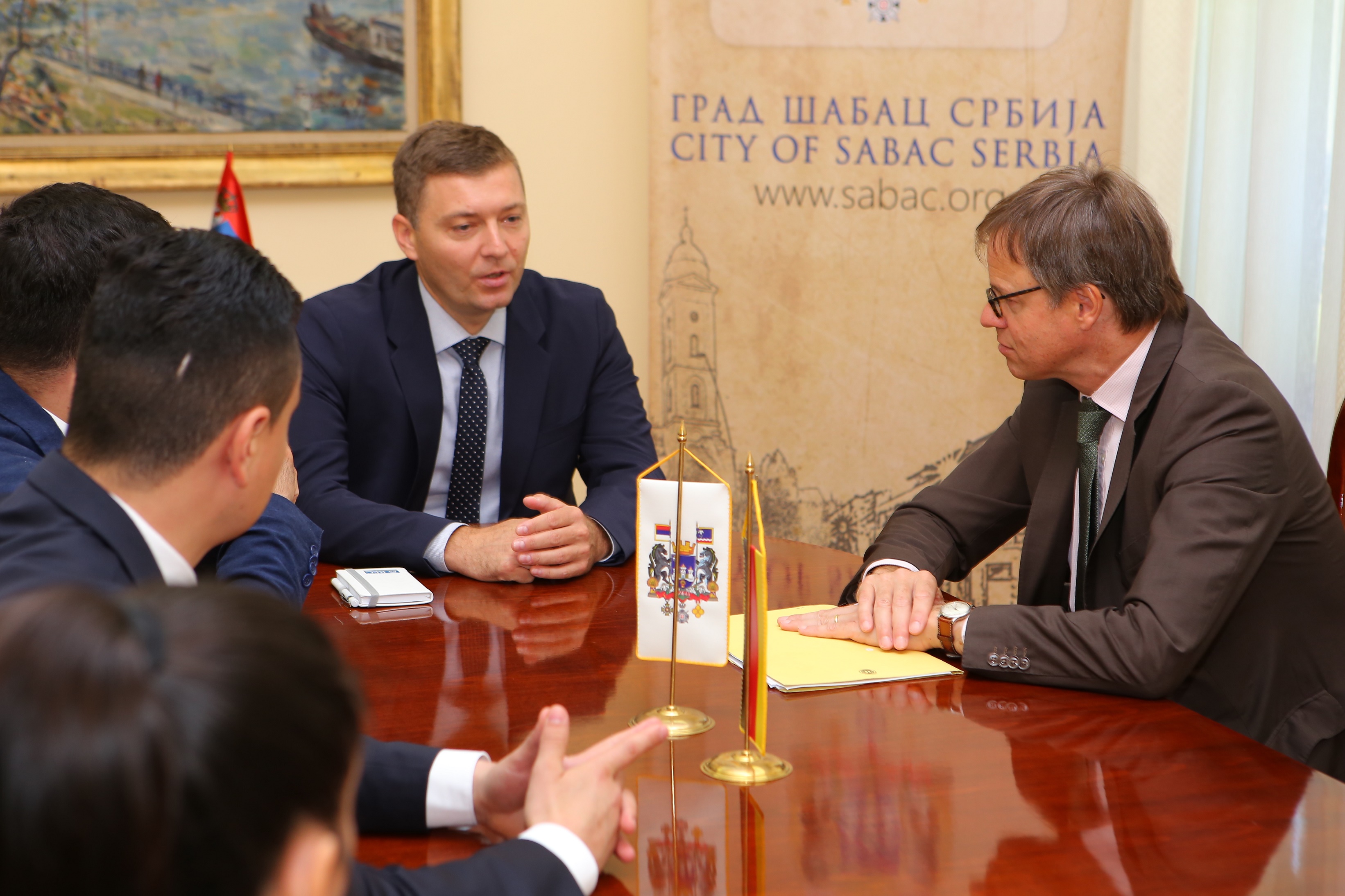 Gradonačelnik Šapca Nebojsa Zelenovic doveo ambasadora Nemačke u Srbiji Aksel Ditman