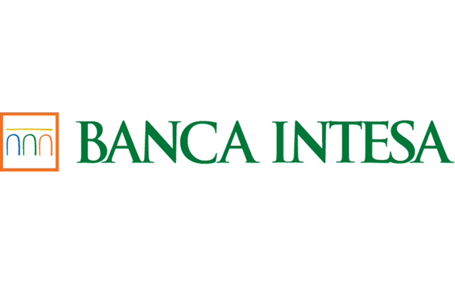 Курс банка интеза. Banca-Intesa банк. Интеза логотип. АО банк Интеза логотип. Банк Интеза PNG.