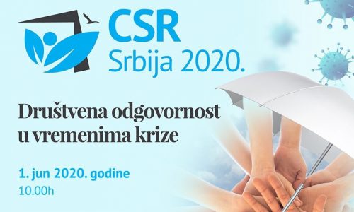 CSR SERBIA 2020: Social responsibility in times of crisis – Jun 1, 2020, starting at 10 am