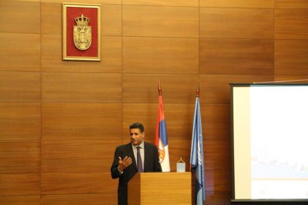 Egyptian Ambassador to Serbia at the conference “Multilateral Relations and International Security”