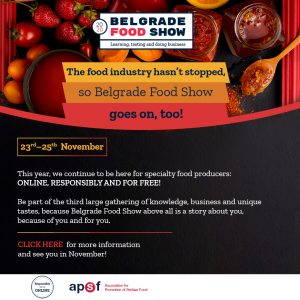 Ready for Belgrade Food Show 2020?