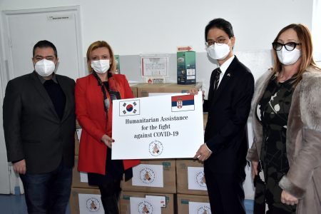 Government of the Republic of Korea donated medical equipment (total value $300,000) to support Serbia’s fight against COVID-19