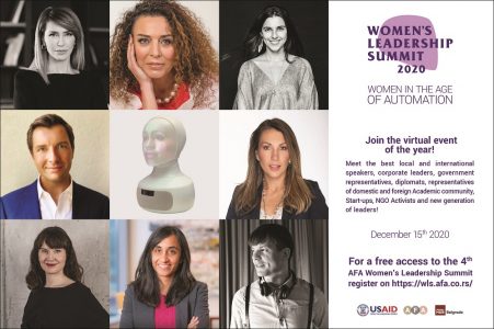 “Women in the Age of Autom ation” ,Fourth AFA Women’s Leadership Summit ,15th December 2020