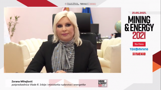 MINING & ENERGY 2021: Mihajlović – mining and energy will have a 10% share in Serbia’s GDP in 10 years