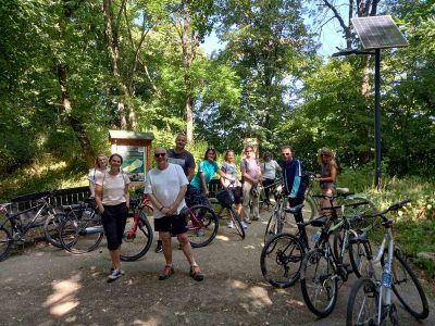 The British Ambassador tours hidden attractions of Novi Sad by bicycle