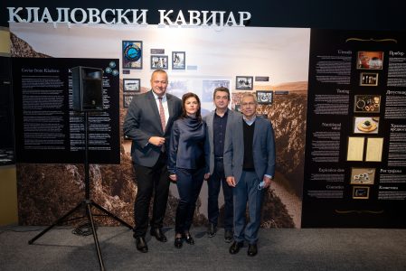 Diplomatic corps visit the Caviar exhibition at the Gallery of the Natural History Museum