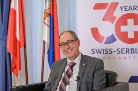 H.E. Urs Schmid, Ambassador of Switzerland: Swiss engagement in Serbia is characterized by continuity and reliability
