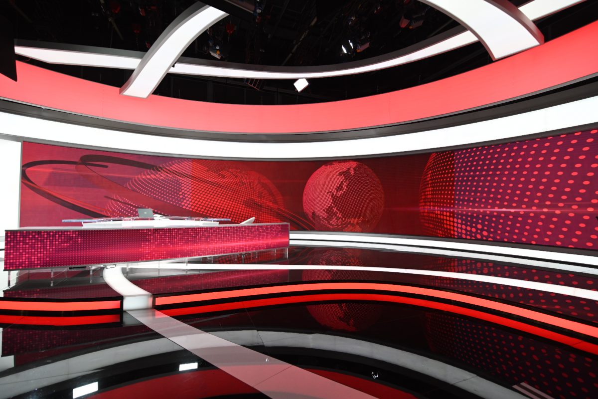 New Studio And Visual Identity Of Serbian Broadcasting Corporation S Central News The Biggest Video Wall In The Balkans And Robot Cameras Diplomacy Commerce