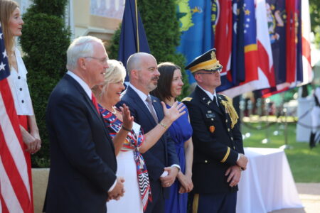 Fourth of July traditionally celebrated in Belgrade